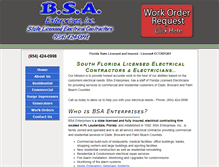 Tablet Screenshot of bsaenterprises.com